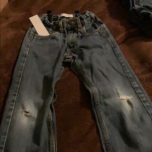 Boys size 5 jeans with holes
